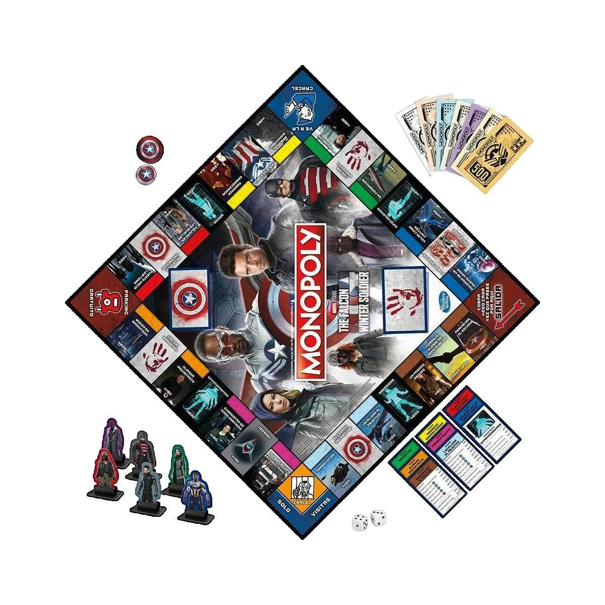 MONOPOLY Jeu de société Hasbro Monopoly - Le Faucon et le Soldat de l'Hiver