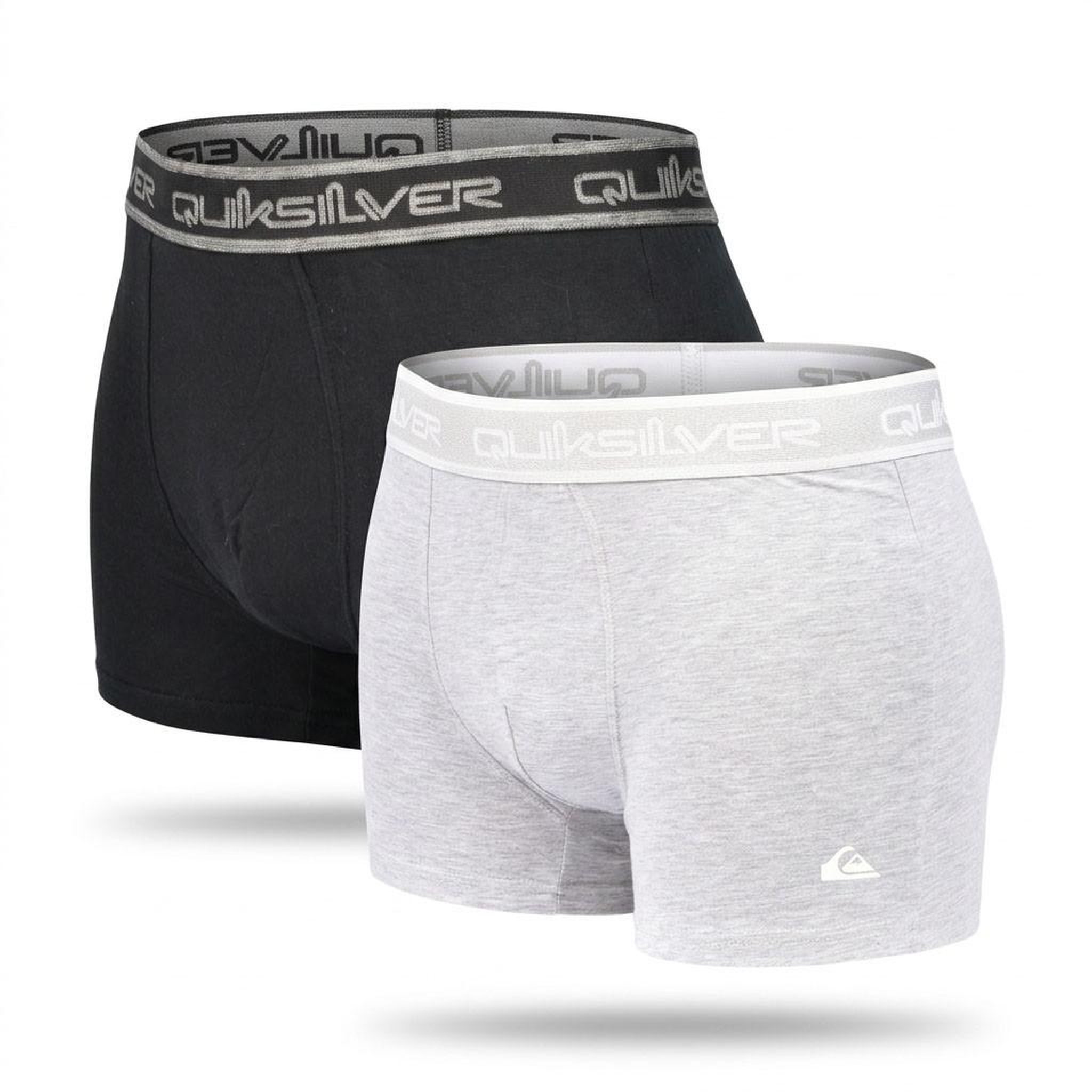 Voir la diapositive 1 : QUIKSILVER Quiksilver – Pack 2 Boxers Homme Confort Coton Stretch