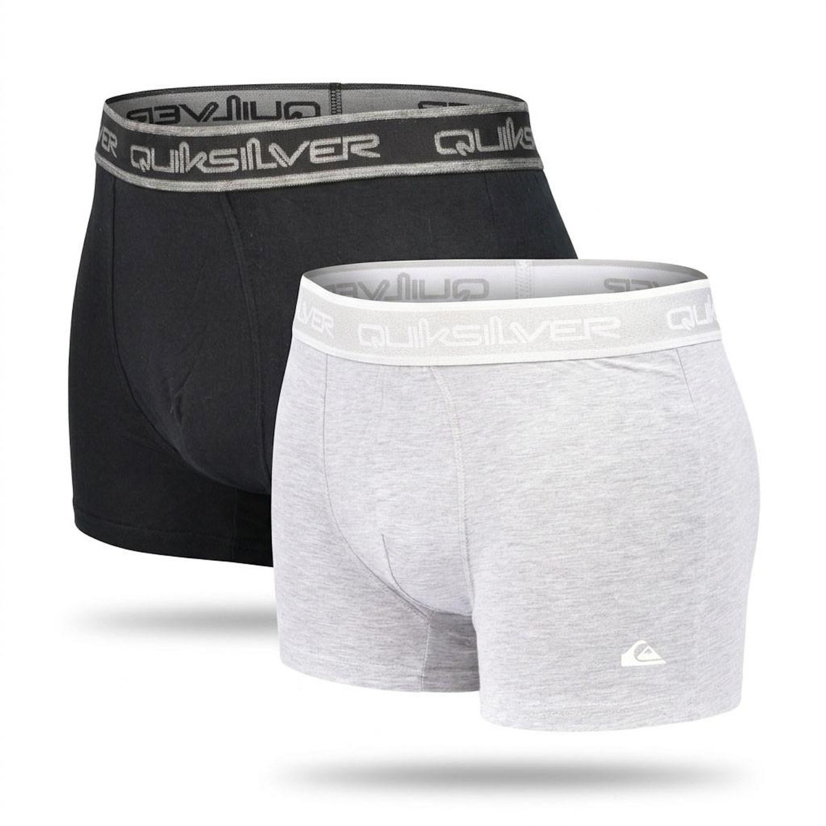 QUIKSILVER Quiksilver – Pack 2 Boxers Homme Confort Coton Stretch