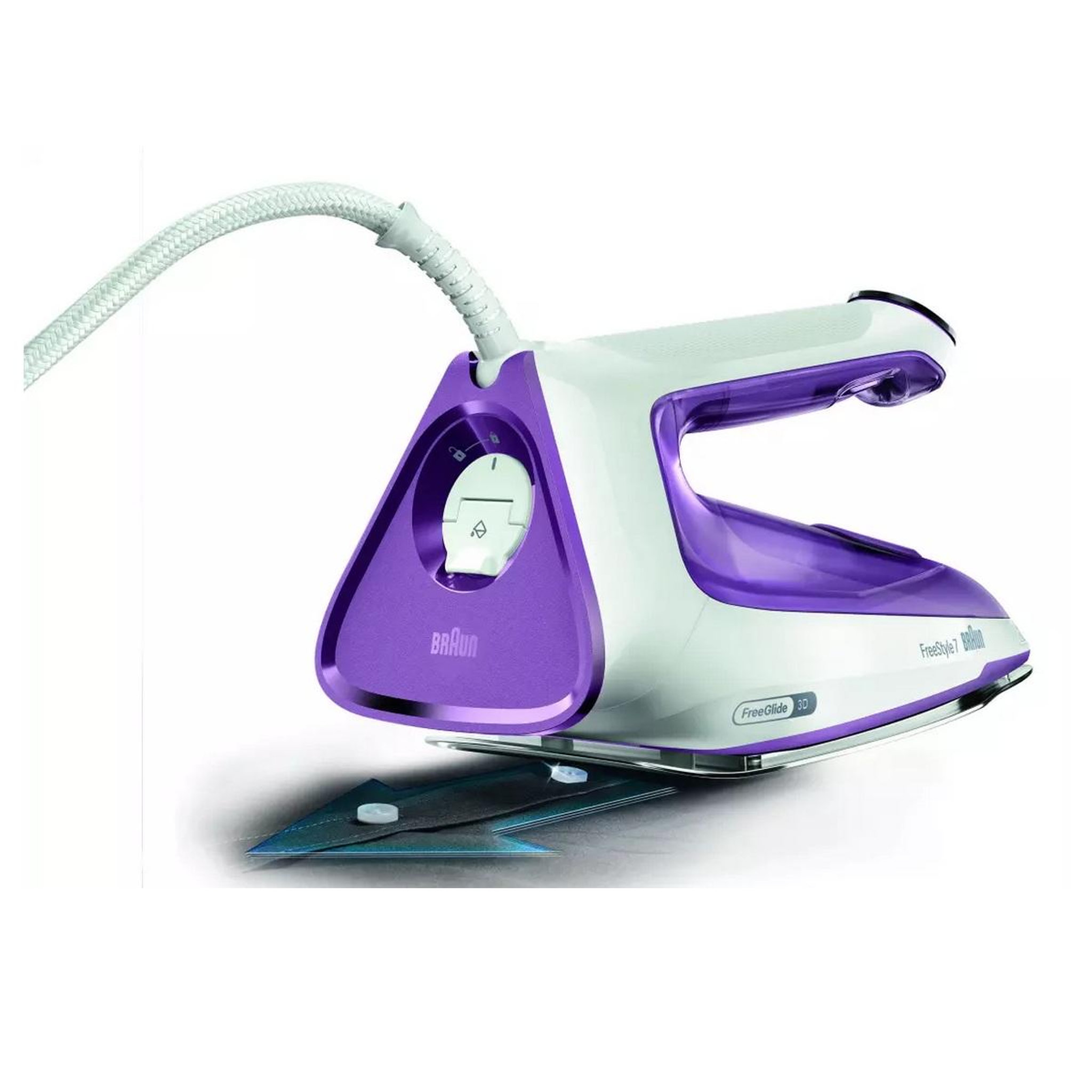 Voir la diapositive 6 : BRAUN Fer à repasser vapeur 2000w 50g/mn - FI7215VI
