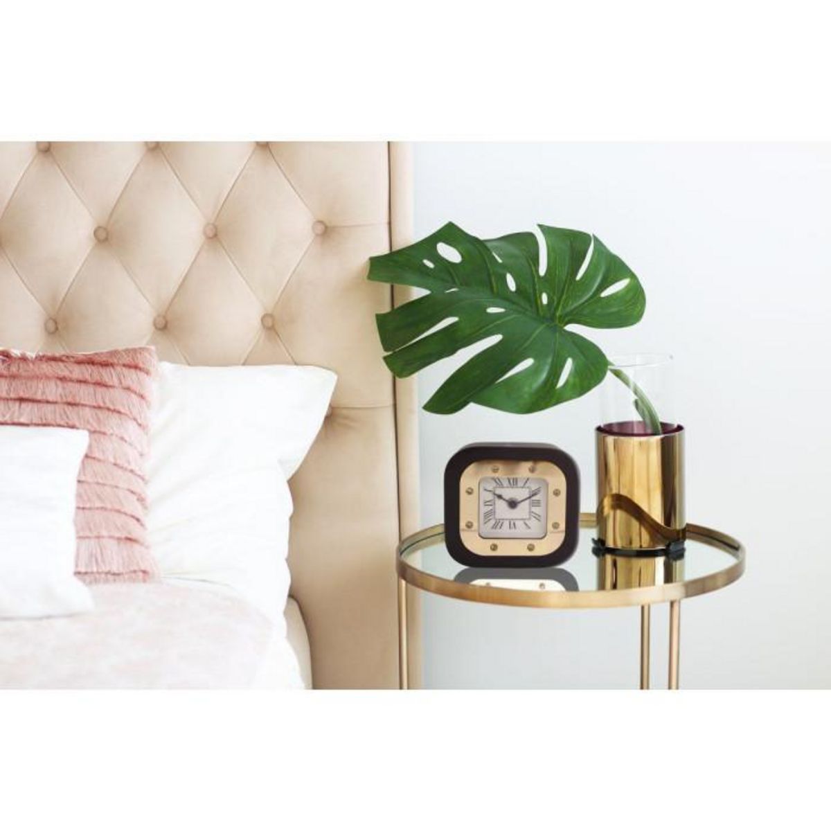 Paris Prix Horloge à Poser  Vouman  14cm Or & Noir