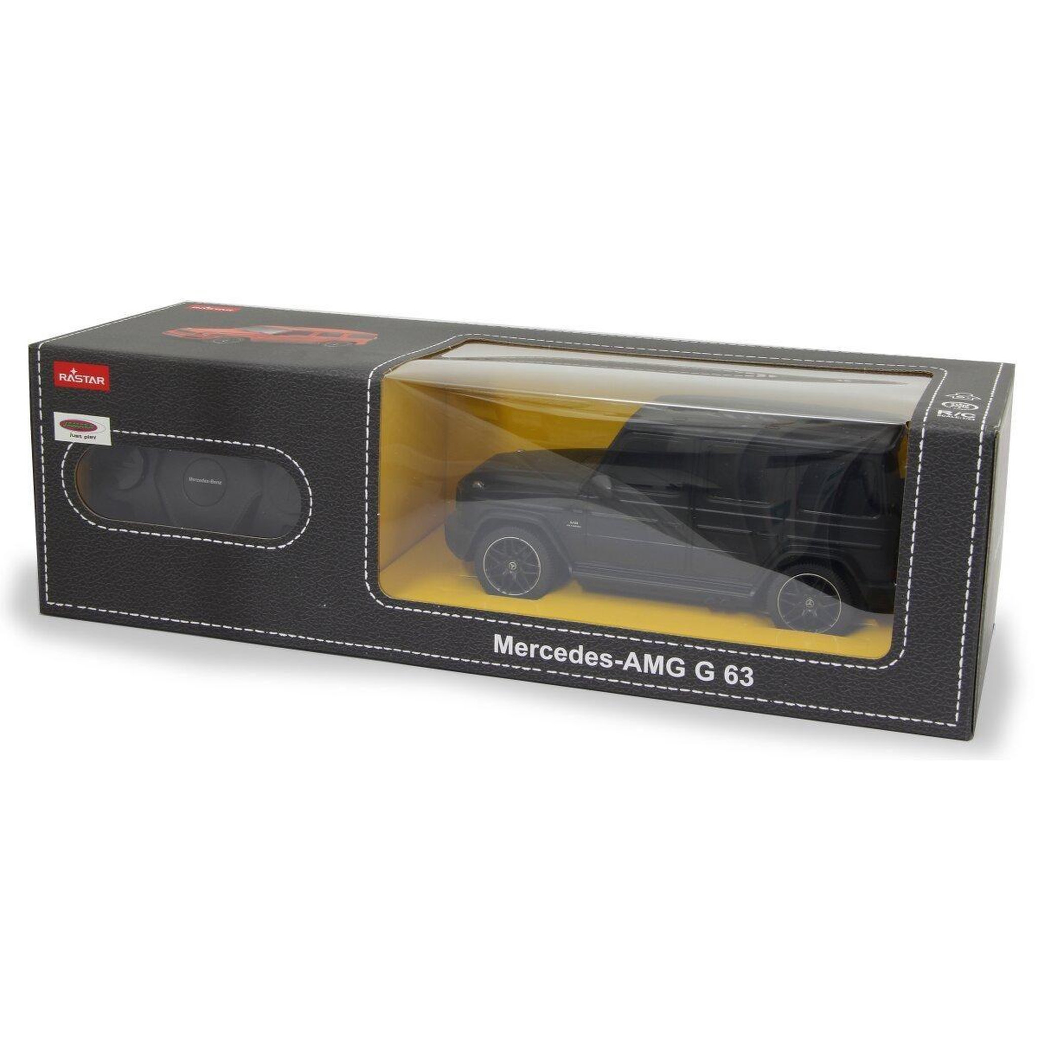 Voir la diapositive 2 : Jamara Voiture télécommandée mercedes-benz amg g63 1:24 mat noir 2,4ghz