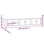 Voir la diapositive 6 : VIDAXL Meubles TV muraux 3 pcs sonoma gris 80x34,5x40 cm