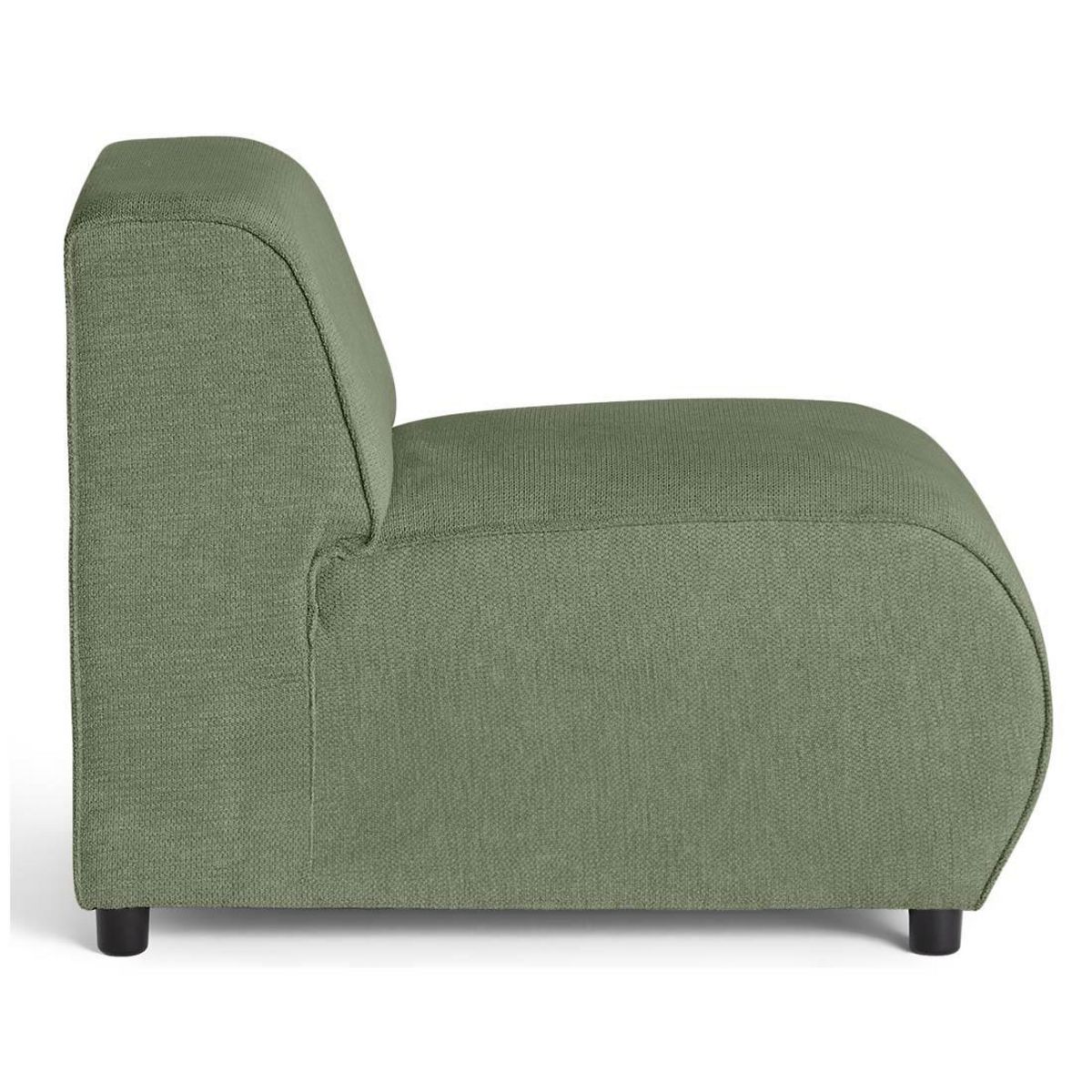 LISA DESIGN Suaro - module d'assise sans accoudoirs en tissu texturé