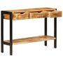 Voir la diapositive 4 : VIDAXL Buffet avec 3 tiroirs 110x35x75 cm Bois de manguier massif