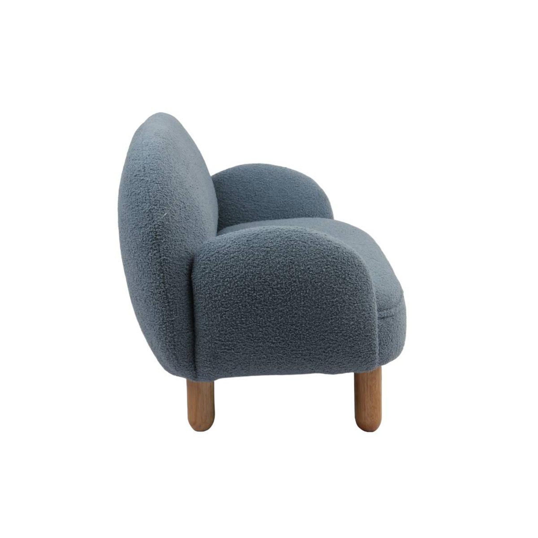 Voir la diapositive 4 : Paris Prix Fauteuil enfant bouclette  rocky  56cm bleu