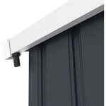 Habitat et Jardin Gouttière pour abri de jardin en métal et garage de 13 à 18.5m2