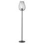 HOMCOM Lampadaire design industriel metal filaire ampoule E27 40 W max. 27,5 x 27,5 x 159 cm noir