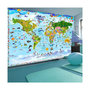 Voir la diapositive 1 : Paris Prix Papier Peint  World Map for Kids