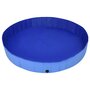 VIDAXL Piscine pliable pour chiens Bleu 200x30 cm PVC