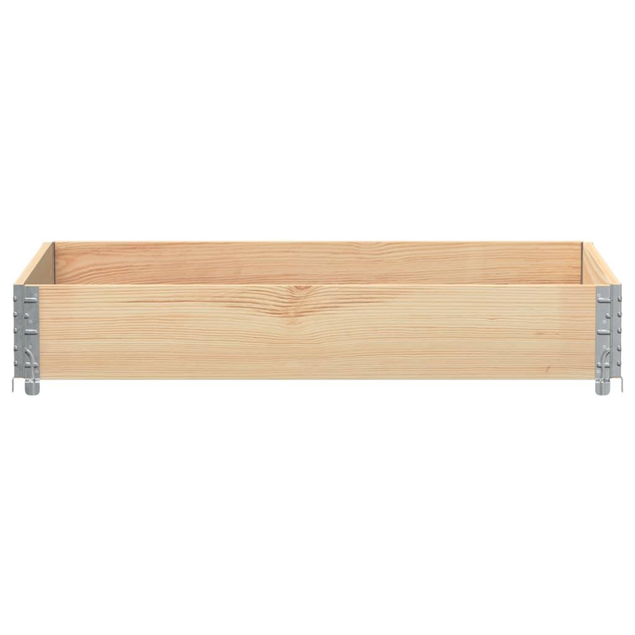 Voir la diapositive 3 : VIDAXL Jardiniere 120x80 cm bois massif de pin