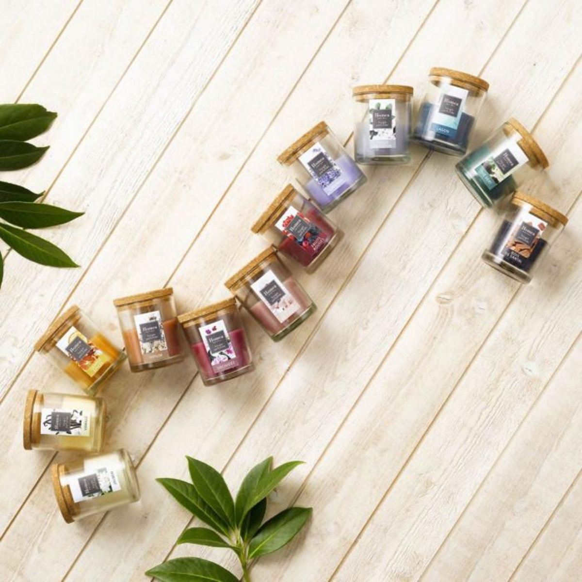 Paris Prix Bougie Verrine Parfumée  Essentiel II  8cm Fleur de Coton