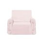 Soleil d'ocre Housse de fauteuil en coton PANAMA rose