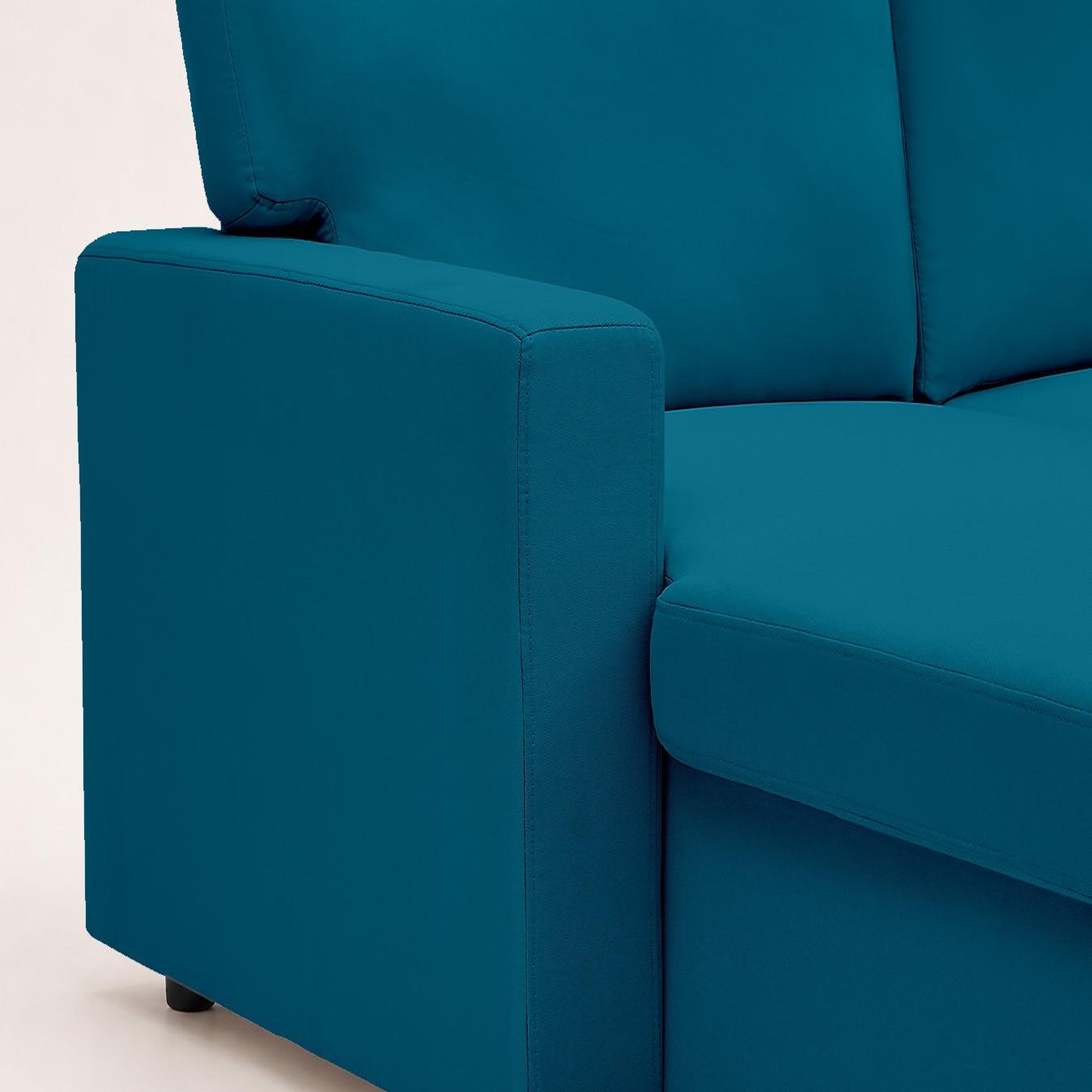 Voir la diapositive 6 : BEST MOBILIER Meiya - canapé d'angle réversible 4 places convertible avec coffre en tissu