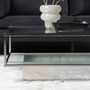Voir la diapositive 5 : Paris Prix Table Basse Design en Verre  Maglehem  130cm Argent