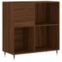 Voir la diapositive 2 : VIDAXL Armoire a disques chene marron 84,5x38x89 cm bois d'ingenierie