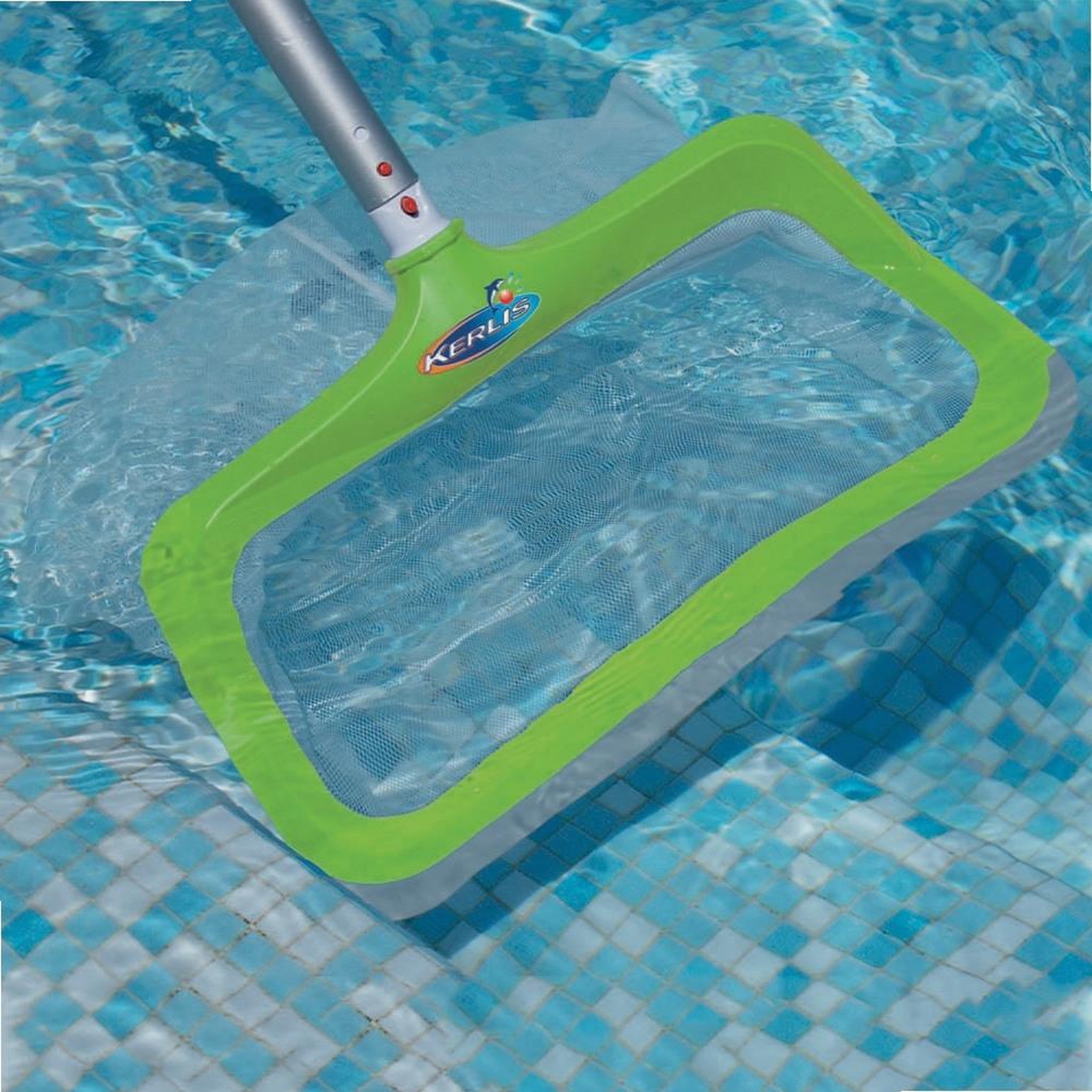 Voir la diapositive 6 : KERLIS Épuisette fond piscine premium xp 46cm