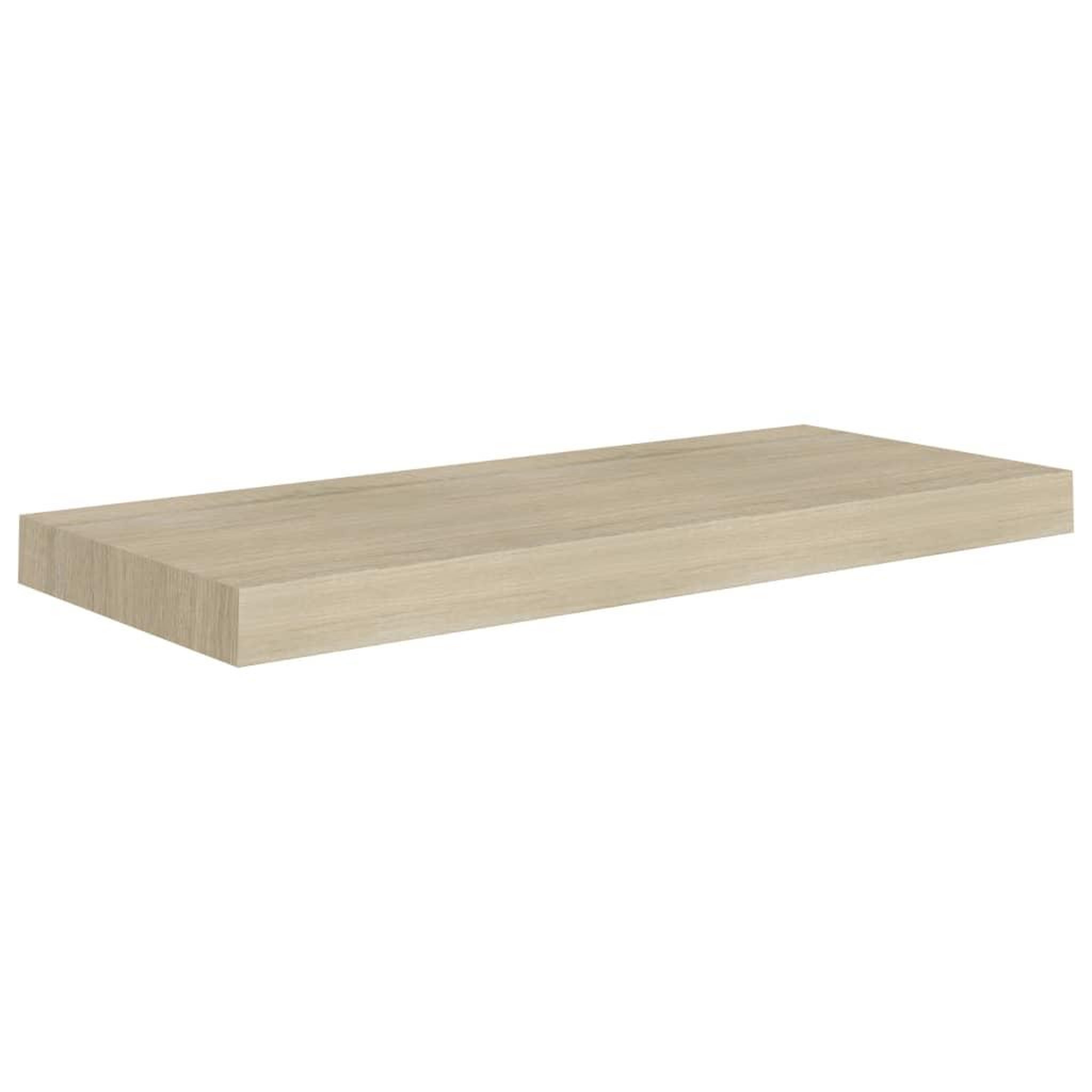 Voir la diapositive 3 : VIDAXL Etageres murales flottantes 2 pcs chene 60x23,5x3,8 cm MDF