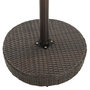 Voir la diapositive 5 : VIDAXL Ensemble bar de jardin 5 pcs et coussins Resine tressee Marron