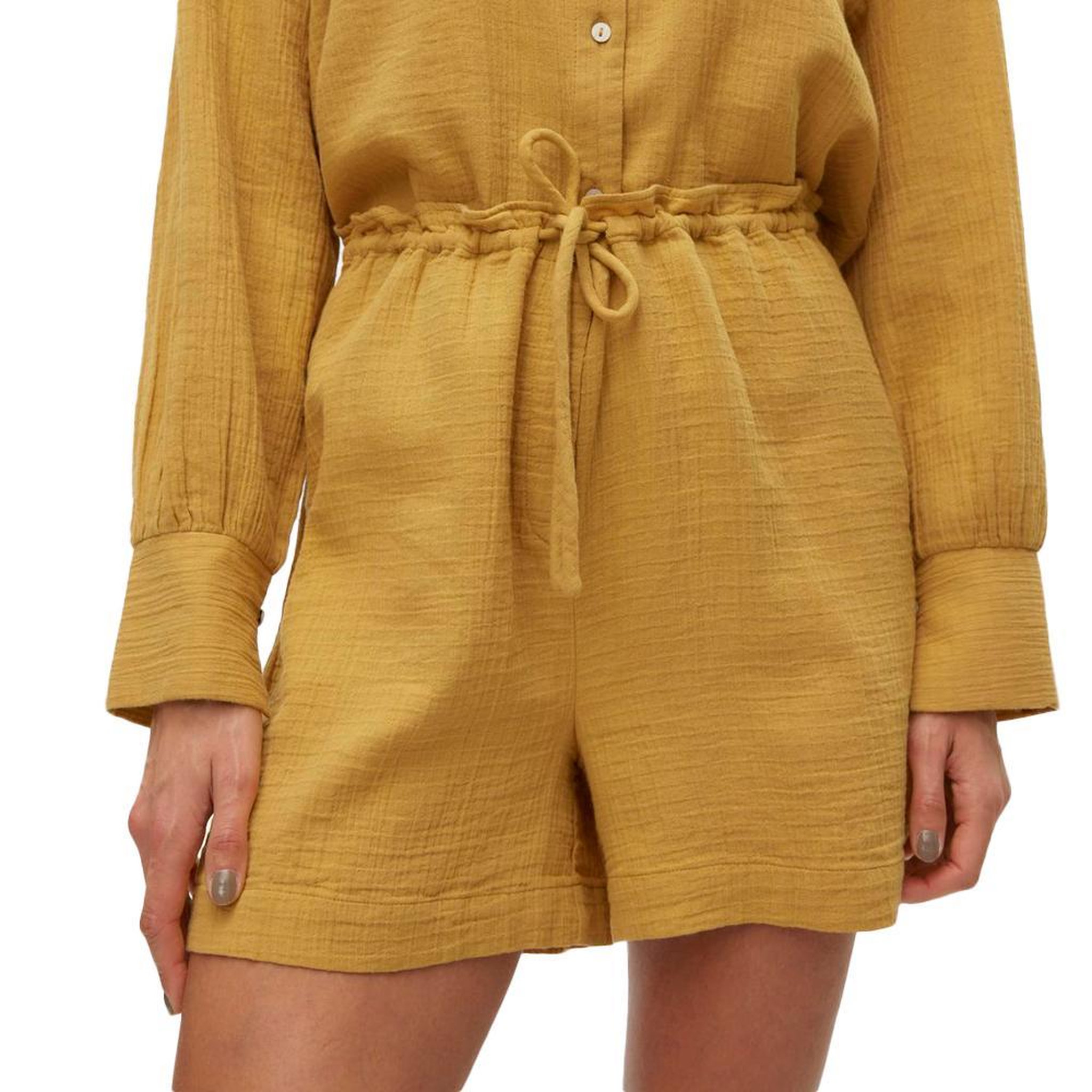 Vero Moda Short Jaune Femme Vero Moda Rikke. Coloris disponibles : Jaune