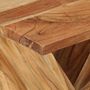 Voir la diapositive 4 : VIDAXL Table d'appoint 35x35x55 cm Bois massif d'acacia