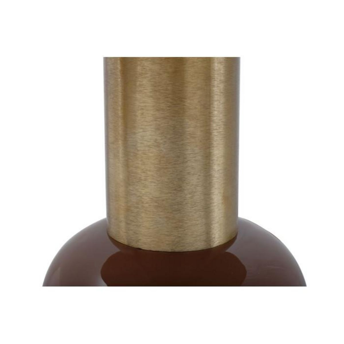 Paris Prix Table d'Appoint Design  Yeza  49cm Nougat & Or