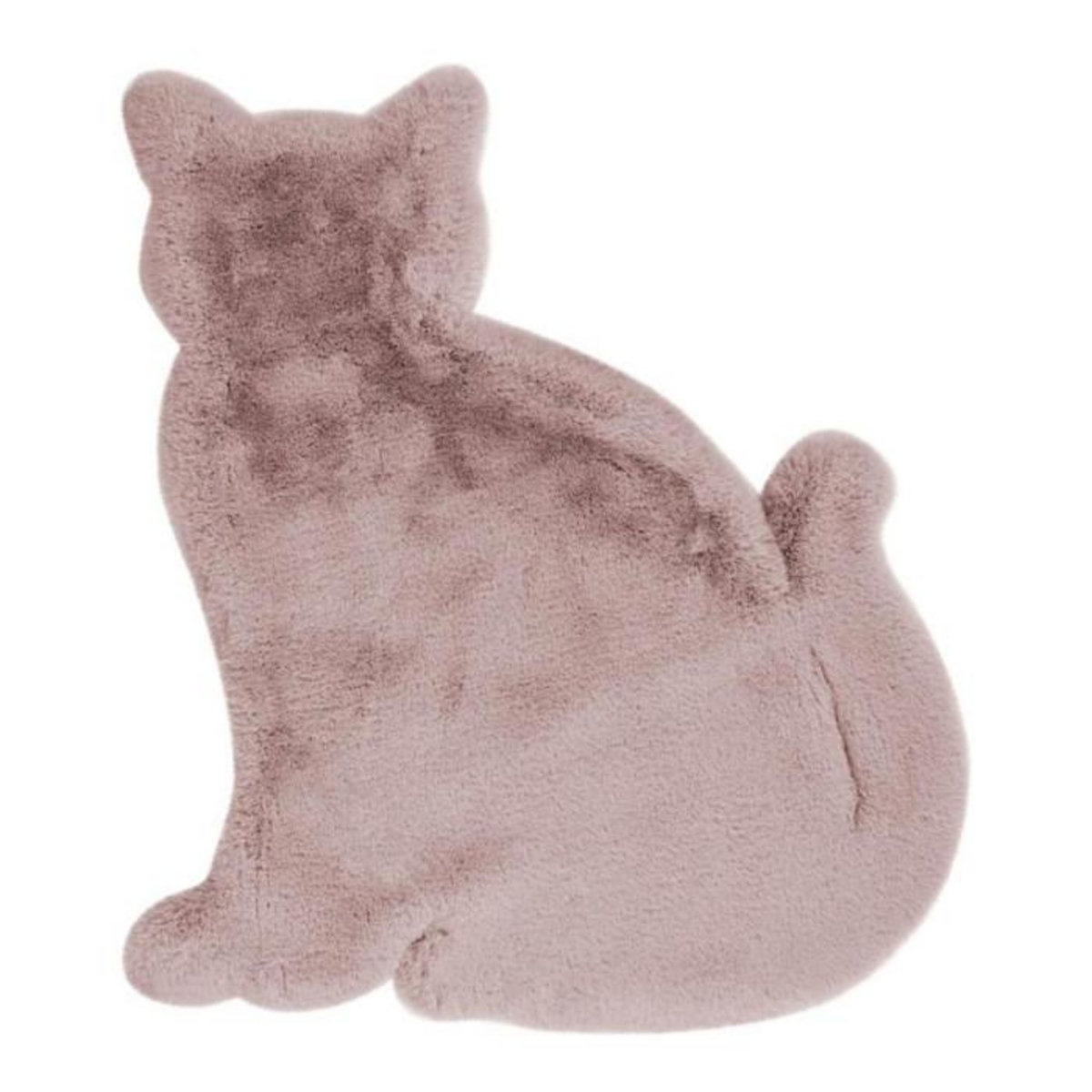 Paris Prix Tapis Déco Enfant  Lovely Cat  81x90cm Rose