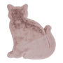 Voir la diapositive 1 : Paris Prix Tapis Déco Enfant  Lovely Cat  81x90cm Rose