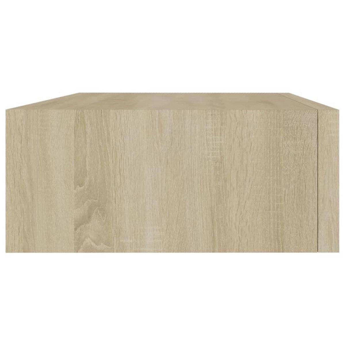 VIDAXL Etagere a tiroir murale chene 40x23,5x10 cm MDF