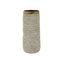 Voir la diapositive 1 : Paris Prix Vase Design en Céramique  Lima  31cm Gris & Or