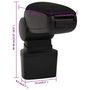 Voir la diapositive 6 : VIDAXL Accoudoir de voiture noir 14,5x31,5x(30-48) cm ABS