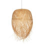Voir la diapositive 1 : ATMOSPHERA Lampe Suspension en Bambou  Elis  60cm Beige