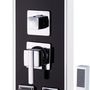 Voir la diapositive 5 : VIDAXL Panneau de douche Verre 18 x 42,1 x 120 cm Noir