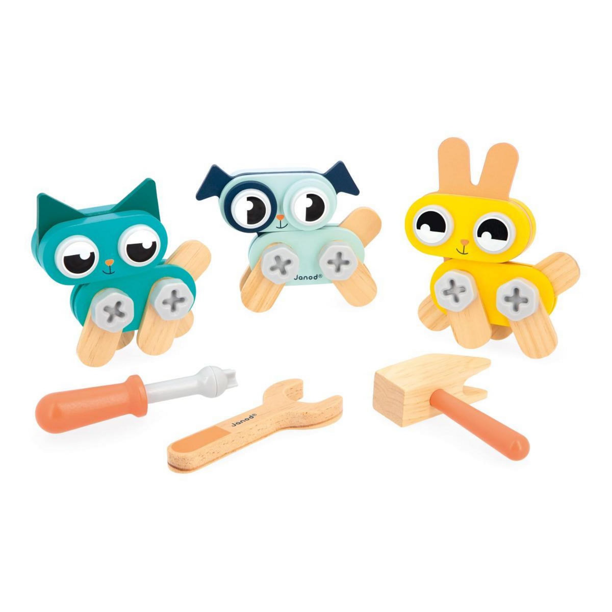 Juratoys-Janod Brico kids - Petits anmiaux a bricoler
