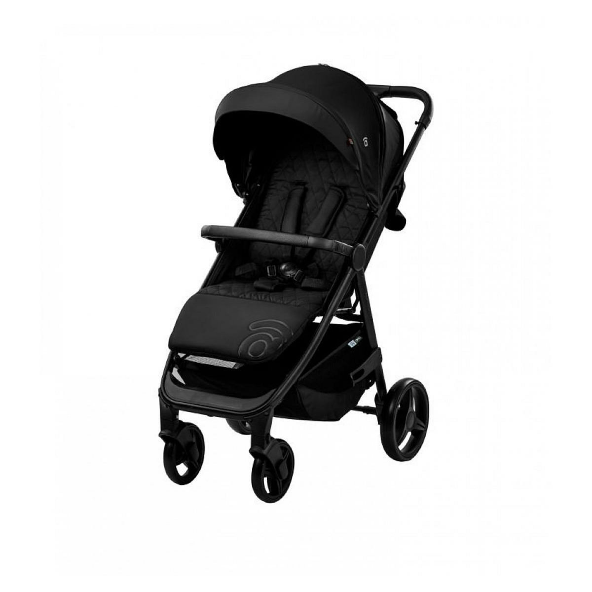 Asalvo Poussette Iconique Noir - Confort et Élégance pour Bébé