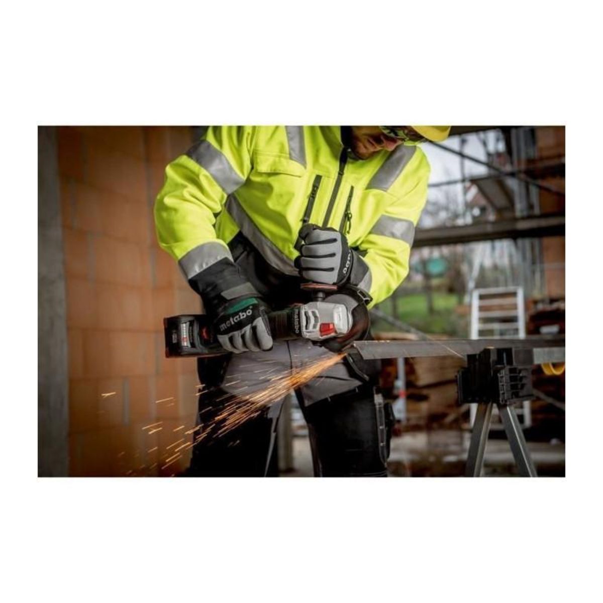 METABO Meuleuse sans fil - METABO - WVB 18 LT BL 11-125 Quick - 18V - Béton - Professionnelle