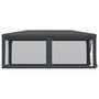 Voir la diapositive 4 : VIDAXL Tente de fete avec 6 parois laterales en maille Anthracite 3x6m