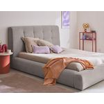 LISA DESIGN Onyx - lit coffre - 180x200 cm - en velours côtelé - sommier inclus. Coloris disponibles : Bleu, Beige