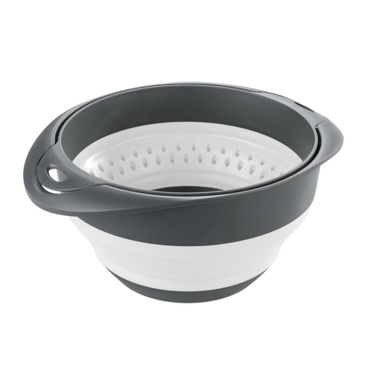 Wenko Bol et Passoire 2 en 1 - Gris et blanc
