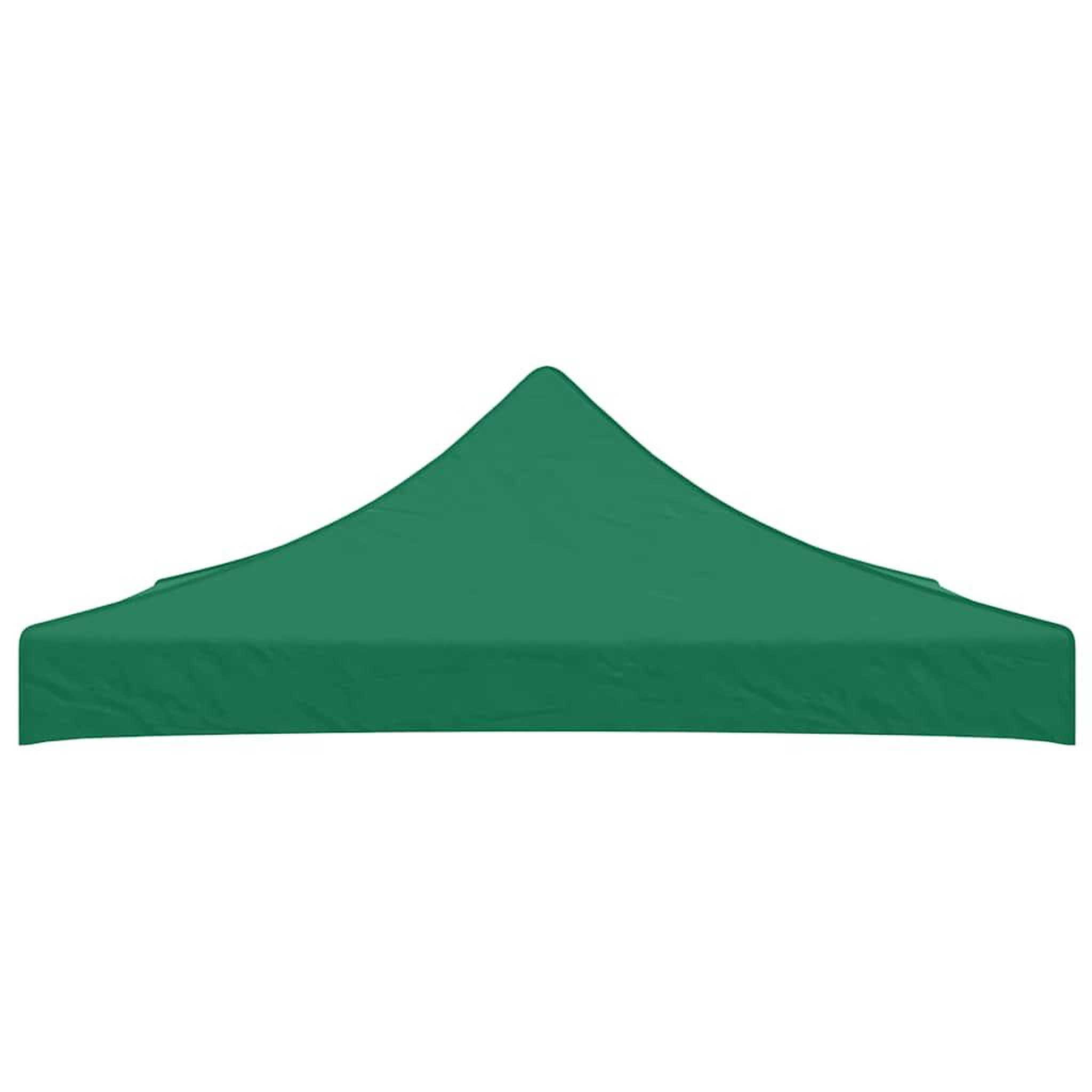 Voir la diapositive 3 : VIDAXL Toit de tente de reception 3x3 m Vert 270 g/m^2
