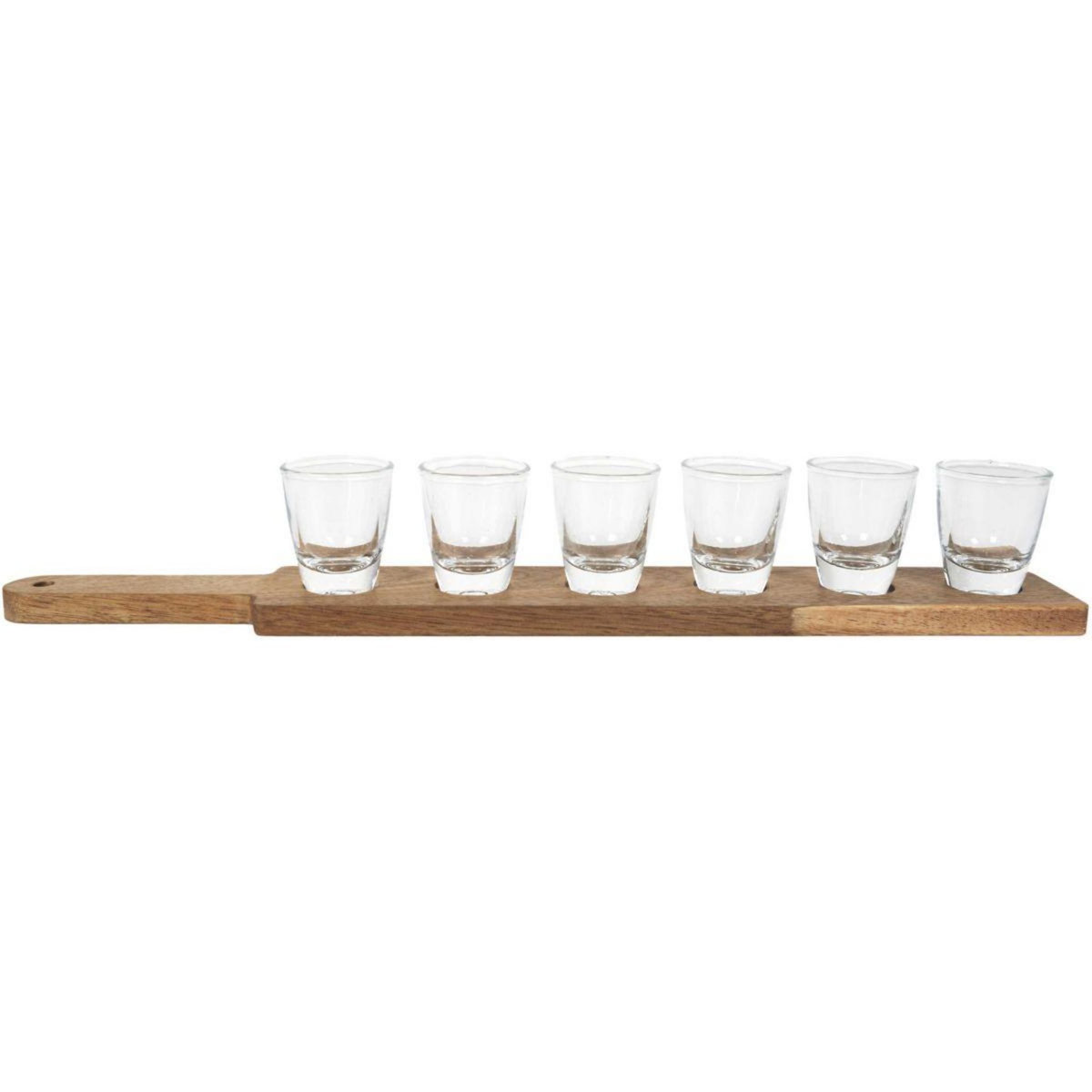 COOK CONCEPT Verre Shooter 6pcs support acacia M8