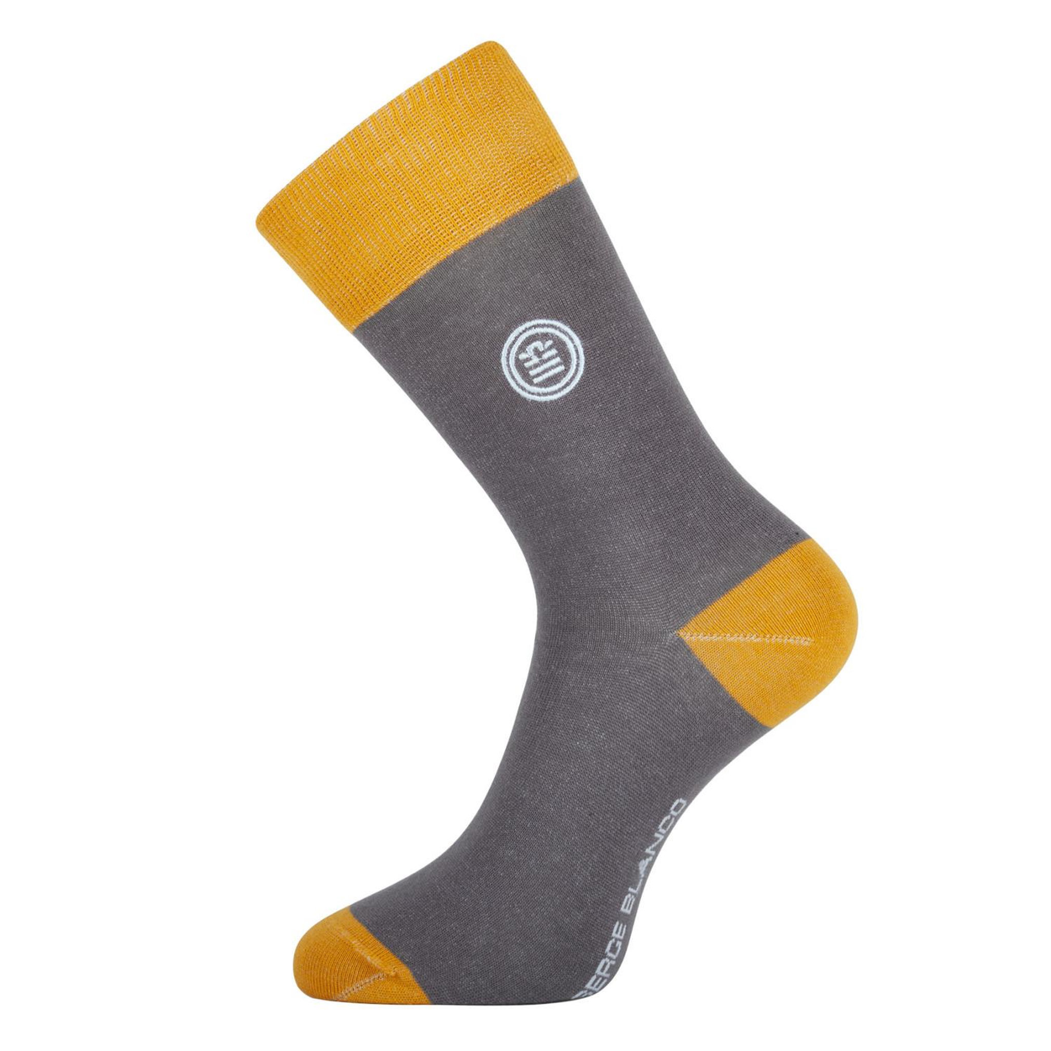 Voir la diapositive 3 : SERGE BLANCO Lot de 6 paires de chaussettes de ville City