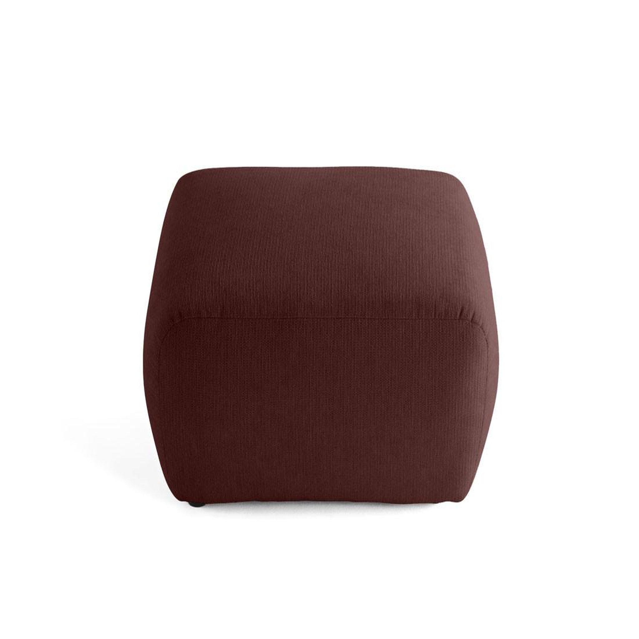 Voir la diapositive 5 : BEST MOBILIER Sorrente - pouf - en tissu texturé