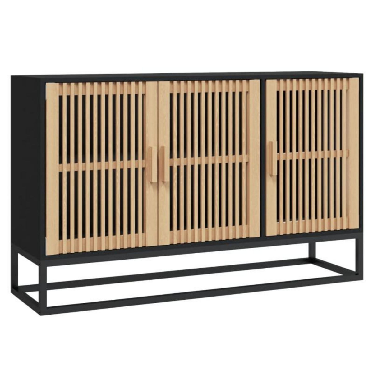 VIDAXL Buffet noir 105x30x65 cm bois d ingénierie