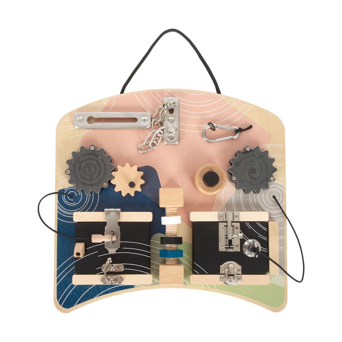 SMALLFOOT Planche de motricite Serrures et Rotation