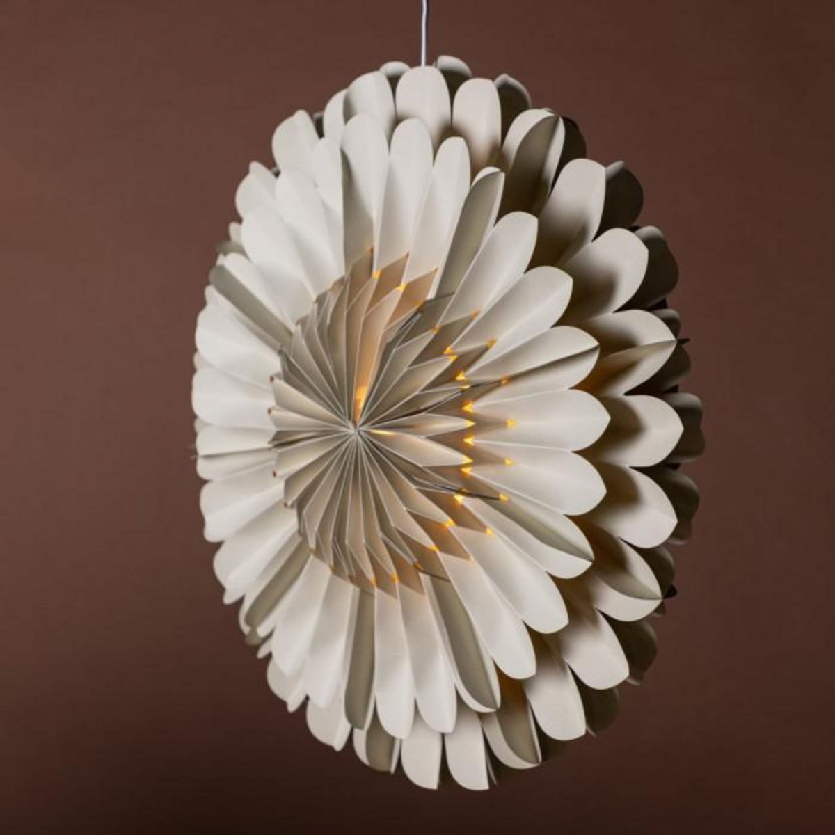 Paris Prix Lampe Suspension Déco  Jarvson  60cm Beige
