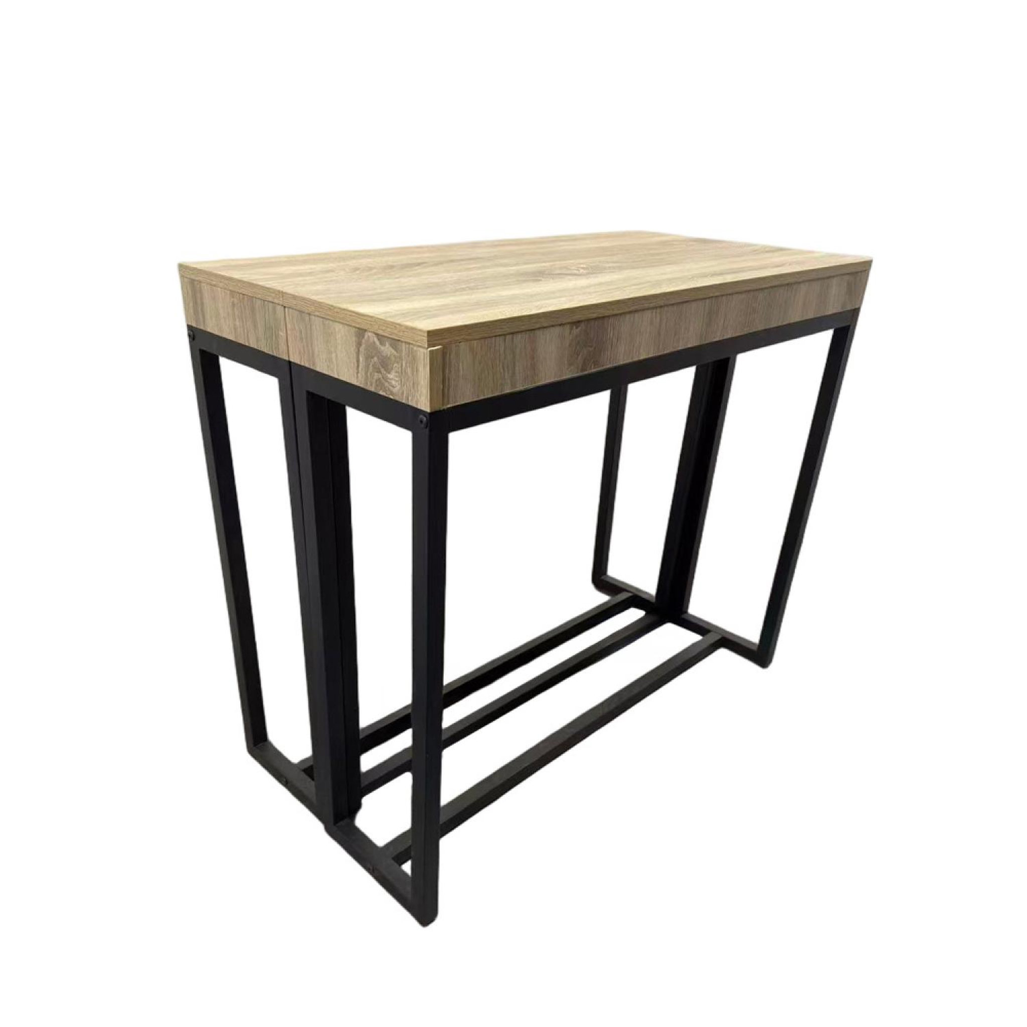 Voir la diapositive 4 : CONCEPT USINE Table extensible 10-12 personnes effet bois 300cm kama