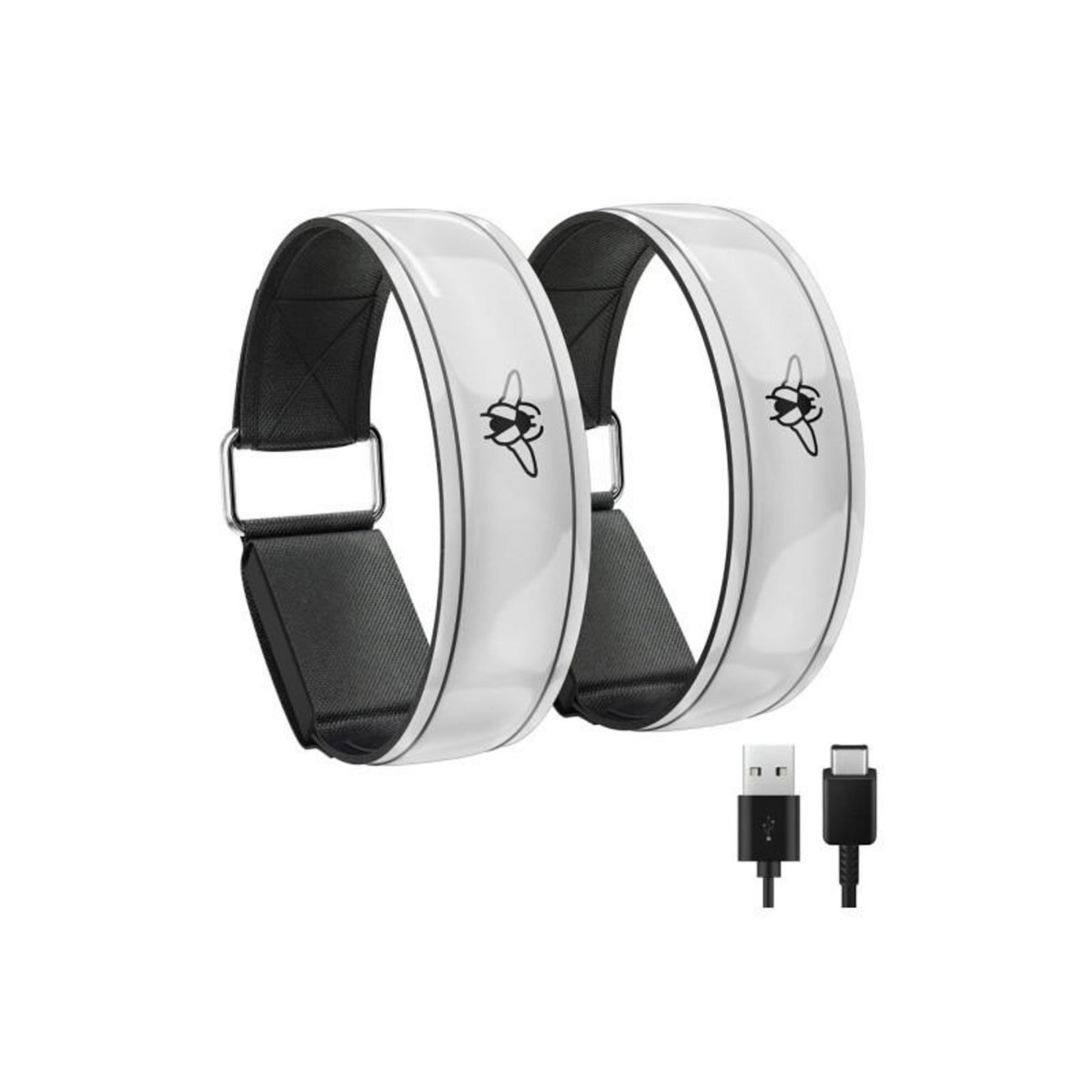 CASR Divers accessoires mobilité Casr Band Led rechargeable Pack de 2