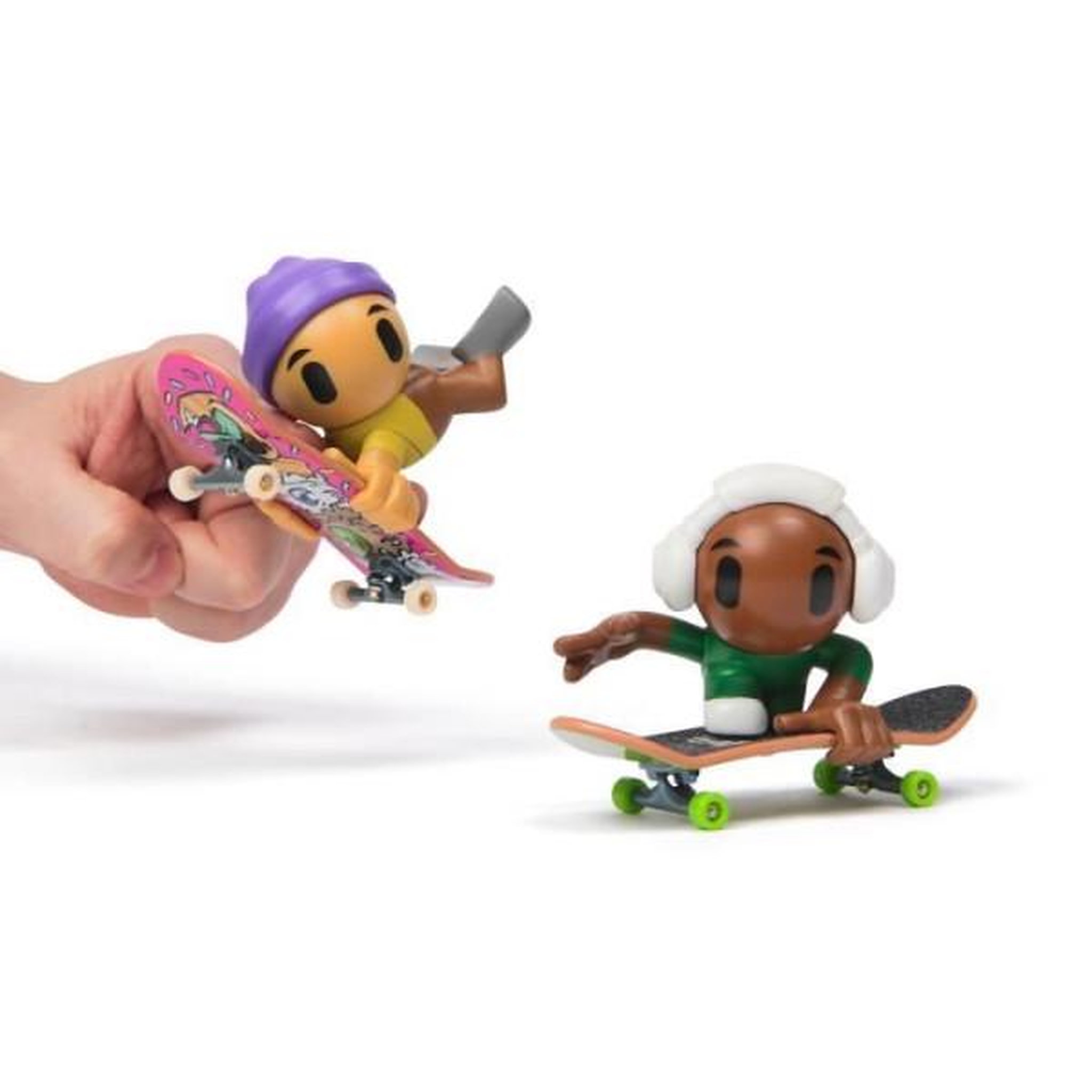 Voir la diapositive 3 : Jeu de plein air Tech Deck Pack de 2 SK8 Crew Modèle aléatoire