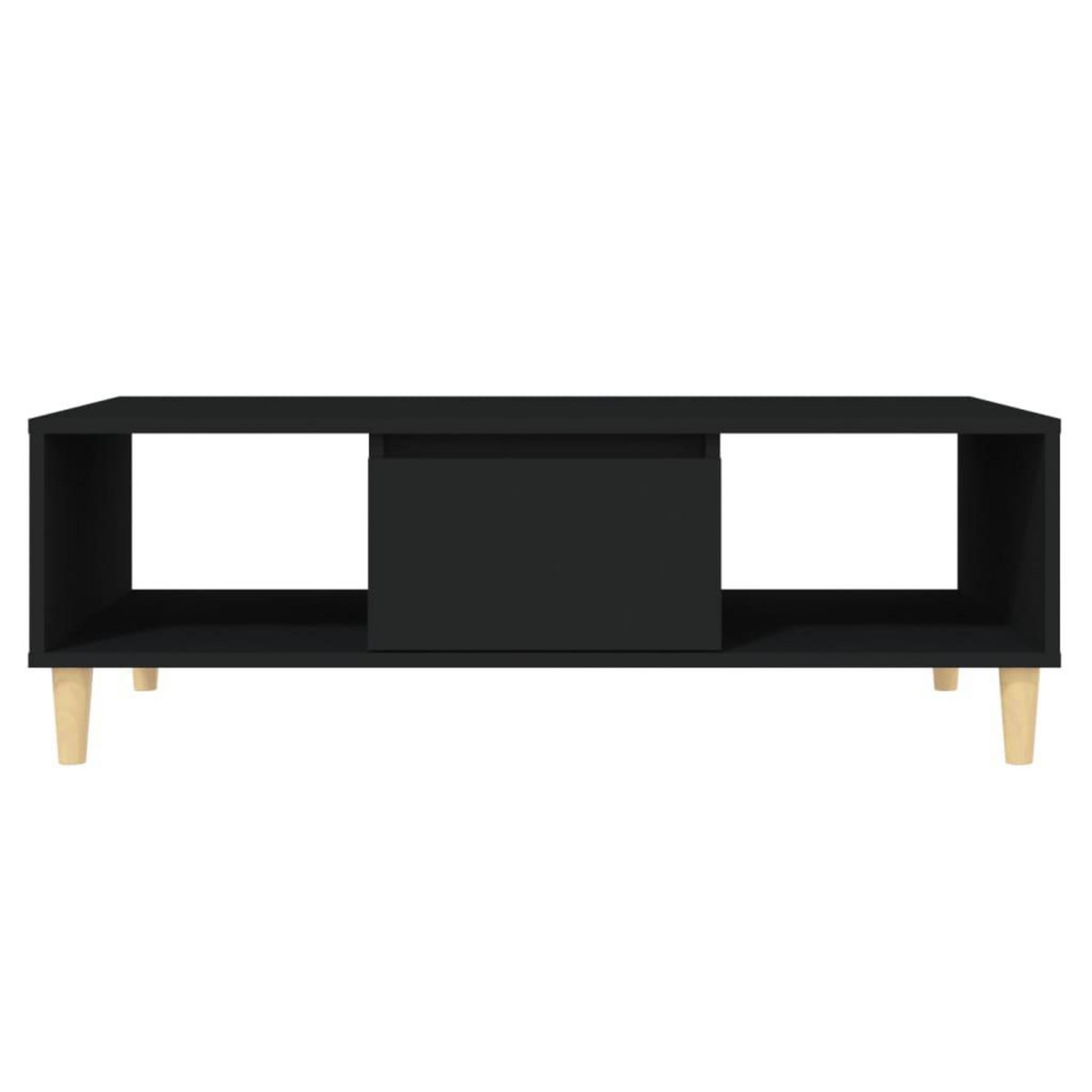 VIDAXL Table basse noir 103,5x60x35 cm bois d'ingenierie